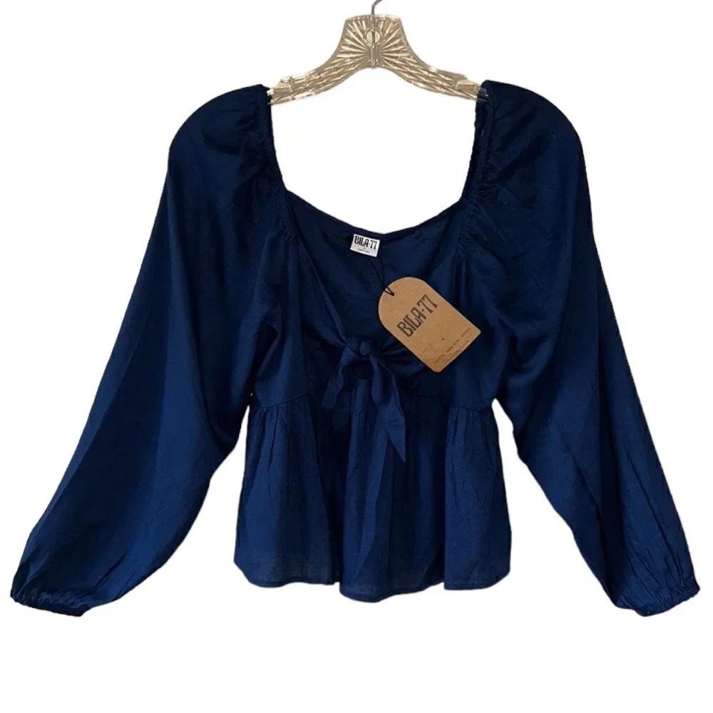 NEW Bila 77 Navy Blue Shirt
